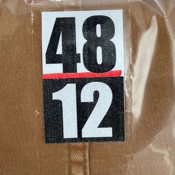 Free People Tan Mini Skirt With Panel Details & Rear Zip Size 4 Cotton 4812 - Picture 8 of 9